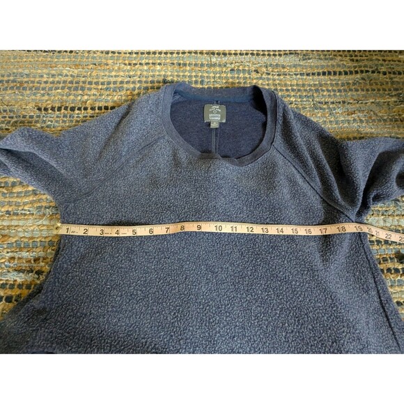 Aerie Purple Fleece Oversized Sweatshirt S Pockets Soft Norm Oversized Top - Picture 5 of 6